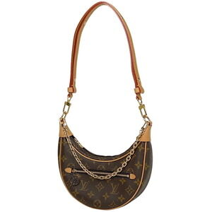 Louis Vuitton Loop Shoulder Bag Monogram Brown